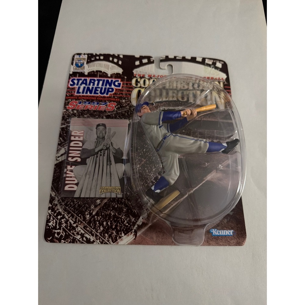 Kenner Starting Lineup 1997 Cooperstown Collection Duke Snider Figure with Card